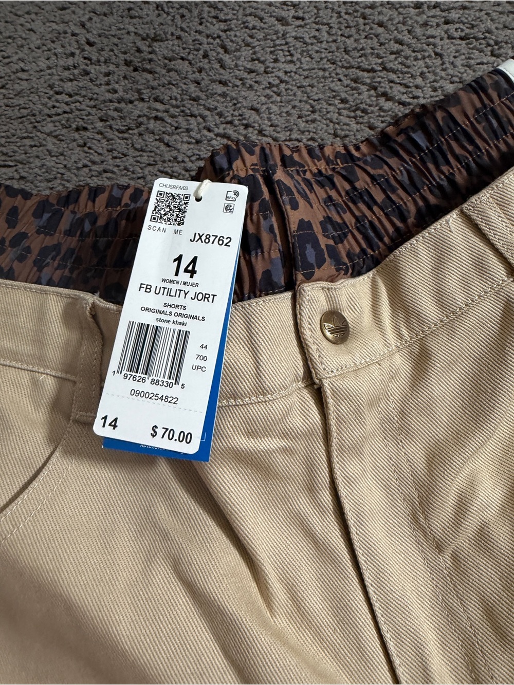Adidas womens Khaki Utility Pants